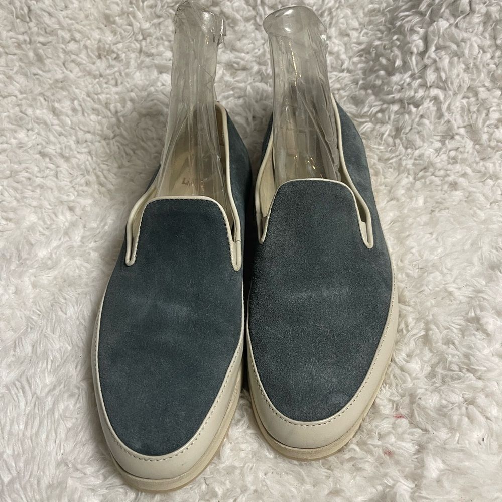 Lottusse Manzoni slippers in denim blue cowhide leather  LT02592-005 EUR SZ42